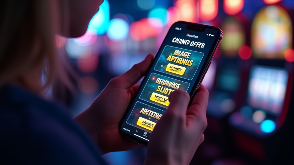 A player checking targeted returning-player casino promotions on a phone